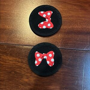 Red and White Polka Dot Minnie Bow Print  Set NEW